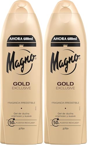 Magno - Gel de Ducha Gold 600ml – Fragancia seductora –...