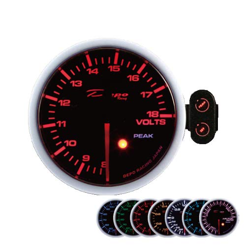 Depo Racing Indicador de voltaje de 60 mm (serie PK) Cover