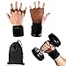 HITNEXT Gants d'entraînement avec support de poignet antidérapant en cuir de palmier pour haltérophilie, haltérophilie, tractions - Gants de gymnastique parfaits pour hommes et femmes.