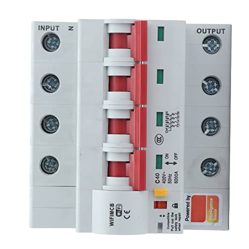 Disjoncteur intelligent WiFi 4P avec verrouillage de sécurité et contrôle à distance