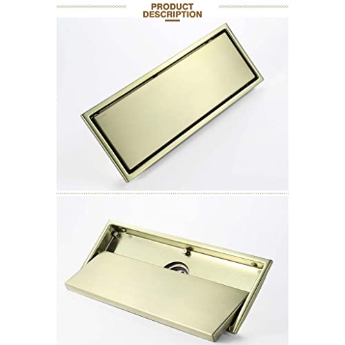 Siphon de sol anti-odeur TJH 110x300mm pour stopper les remontées de douche - 5