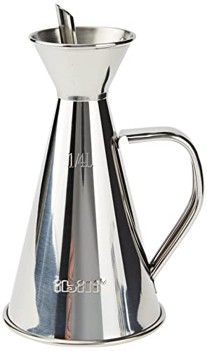 Ibili 731702 - Aceitera antigoteo INOX 250 ml, Silver