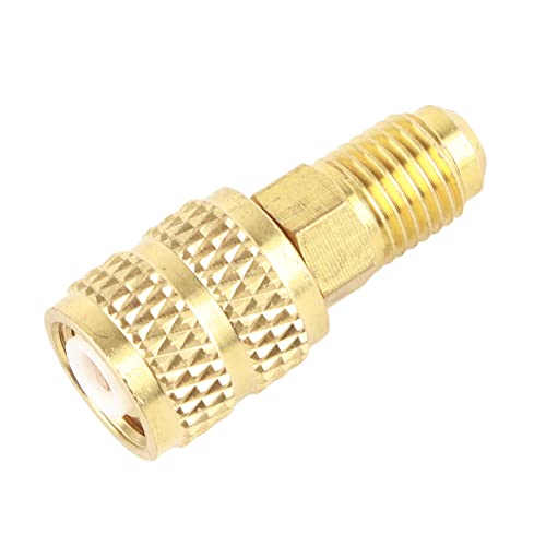 Adaptador R410A R32, R410A A C 1 4 Pulgadas Sae Macho A Adaptador de Bomba de Vacío Conector de Manguera HVAC Pter para 1 4 Sae 5 16 5 16 Pulgadas Hembra