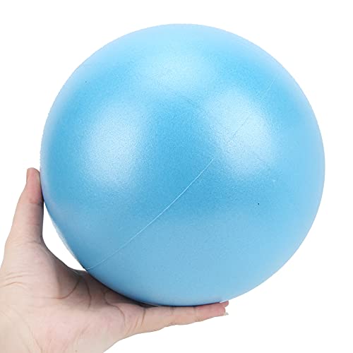 equlup Pilates Ball, 25cm/9.8in Yoga Ball Heavy Duty PVC Mini Exercise Ball Explosion Proof Fitness Balls Balance Ball Stability Ball for Core Training (Blue)