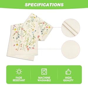 Artoid Mode Wildflowers Bloom Flowers Spring Table Runner, Seasonal Summer Floral Kitchen Dining Table Decoration for Home Party Decor 13x72 Inch Artoid Mode Wildflowers Bloom Flowers Spring Table Runner Seasonal Summer Floral Kitchen Dining Table Decoration for Home Party Decor 13×72 Inch