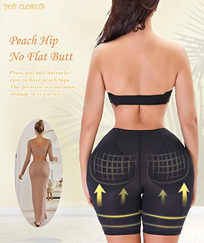 POP CLOSETS Hip Dip Pads for Women Hip Padded Underwear Butt Lifter Pad Panties Butt Enhancer Booty Lifter Shapewear4