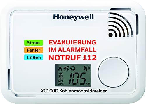Preisvergleich Produktbild Honeywell Home XC100D-DE-A Kohlenmonoxidmelder