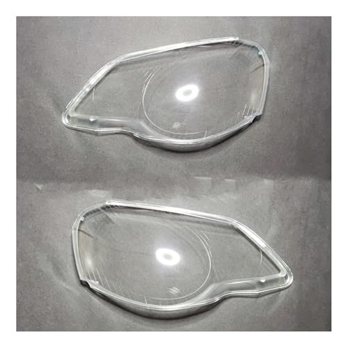 Couvercle de phare avant en plastique transparent pour Polo 2008 2009 | Paire d'optiques