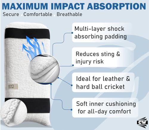 Image of CW Max Batting Cricket Kit|Protection Pads Gloves Set |Protection Gear Shock Absorption Comfort Performance Cricket Pads|Gloves Combo Match Guards Gloves |Batting Pads Gloves Arm Guard SB Blue