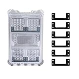 StealthMountsクリート'n'フィートクリート(6パック)|ツールボックスストレージシステム|どこでもマウント|ミルウォーキーパックアウトと互換性あり(ブラック)