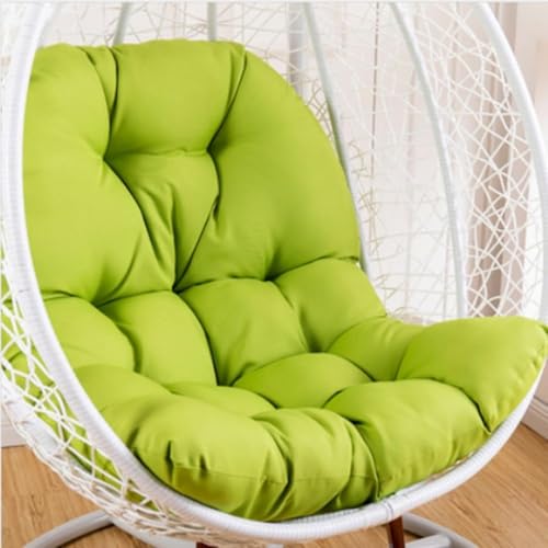 Cuscino per Sedia a Forma di Uovo,Cuscino per Poltrona sospesa,Cuscino per Sedia in Rattan,Cuscino Integrato,Varie opzioni di Colore,Adatto per Giardini Esterni, altalene Interne, divani