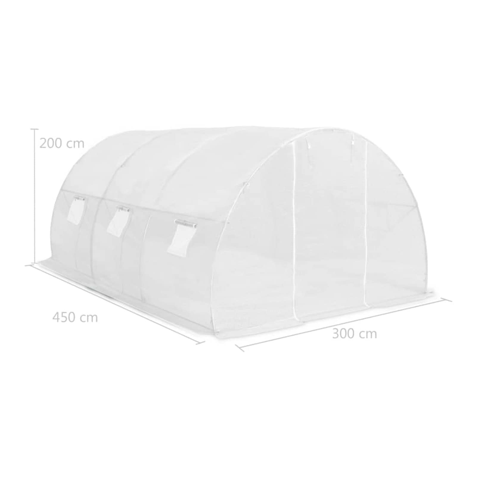 Serra 13,5m² 450x300x200 cm
