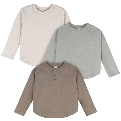 Gerber Baby-Boys 3-Pack Long Sleeve Shirts