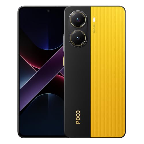 Xiaomi POCO X7 Pro 12GB+512GB Simフリー スマートフォン 90Wハイパーチャージ 120Hz 有機ELディスプレイ IP68防塵・防水 docomo/au/SoftBank/Rakuten Mobile 回線対応 イエロー