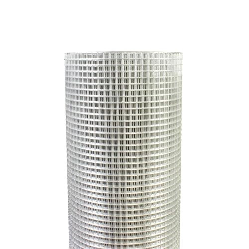 Gareinwuds Hardware Cloth for Chicken Wire Fencing of Chicken Coop-1/2in Mesh AWG 19 Gauge 48in x 100ft Hot-Dip Galvanized Wire Mesh Roll-Raccoon Proof Rabbit Cages, Poultry Runs, Fencing for Gardens