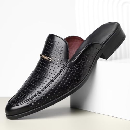 Men's Capri Genuine Leather Mule Slides2