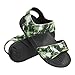 Little Boys' Fashionable Print Sandals - Hook and Loop Design, Non-slip Sole, Perfect for Summer Outfits