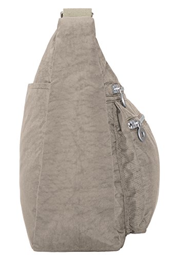 Neatpack Crossbody Bags For Women With Bottle Holder, Anti Theft Rfid Pocket And Multiple Compartments, Travel Purses, Grey #TOP1