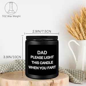 Homsolver Gifts for Dad, Fathers Day Christmas Birthday Dad Gifts from Daughter Son - Sandalwood Scented Candle (7OZ) Homsolver Gifts for Dad Fathers Day Christmas Birthday Dad Gifts from Daughter Son Sandalwood Scented Candle 7OZ