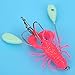 OUKENS Large Lobster Crawfish Lure, PVC Artificial Simulation Fishing Bait, Deep Sea Trolling Fishing Tackle Swimbait for All Waters (Pink)