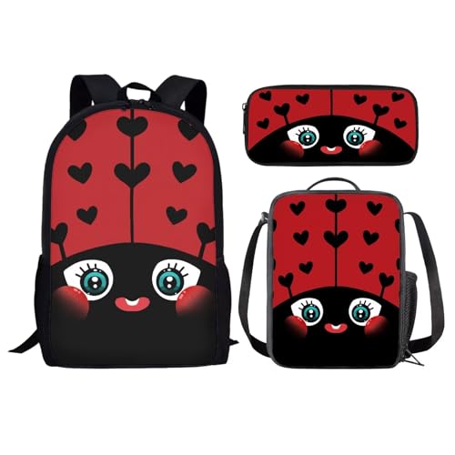 THKVSV Mochila escolar para niños, diseño de bandera americana, ciervos, caza, camuflaje, para adolescentes, niñas y niños pequeños, mochila resistente con bolsa de almuerzo y bolsa para lápices, Red