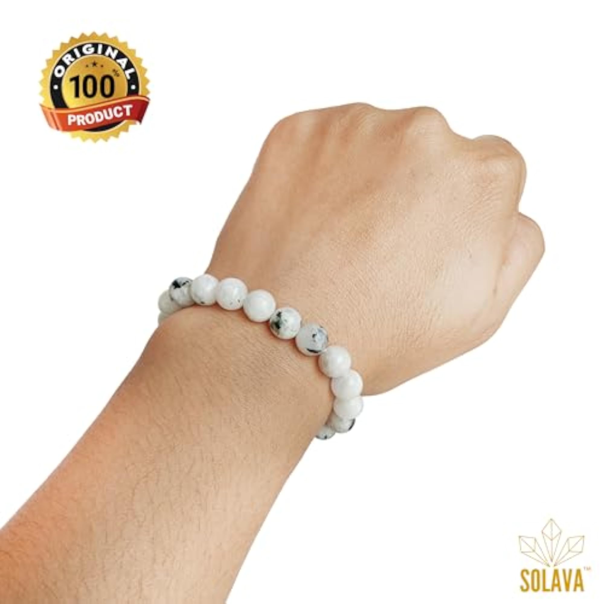 Original Rainbow Moonstone Bracelet, Natural Energy