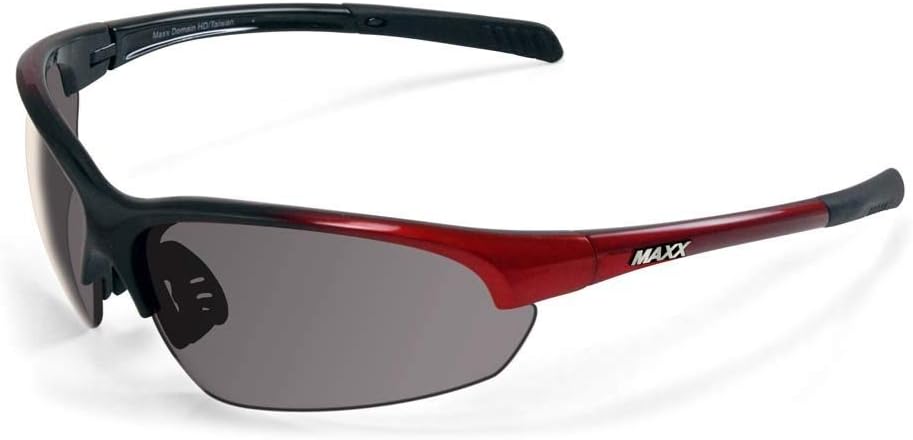 2017 Maxx Sunglasses TR90 Maxx Domain Red Polarized Smoke Lens