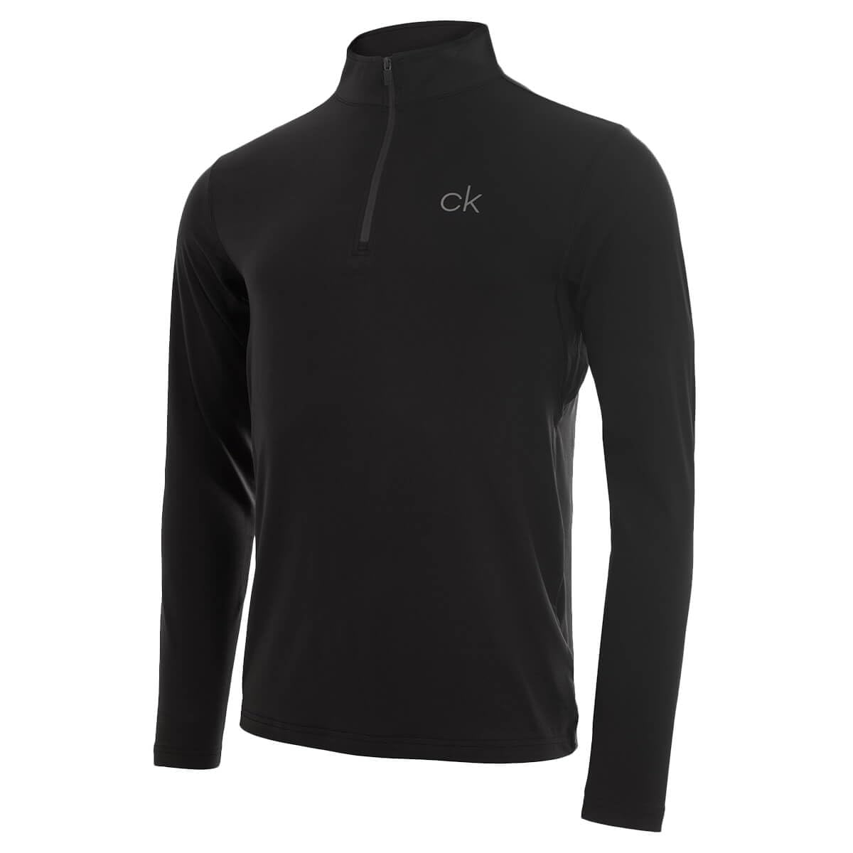 Calvin Klein Men's Black Newport Hz Long Sleeve Sweater - Xxl