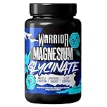 Warrior Magnesium Glycinate 3-in-1 Complex 384mg – High Strength Magnesium Supplements for Men & Women with Glycine & Bisglycinate, 90 Capsules for Muscle Relaxation & Enhances Sleep, Made in UK