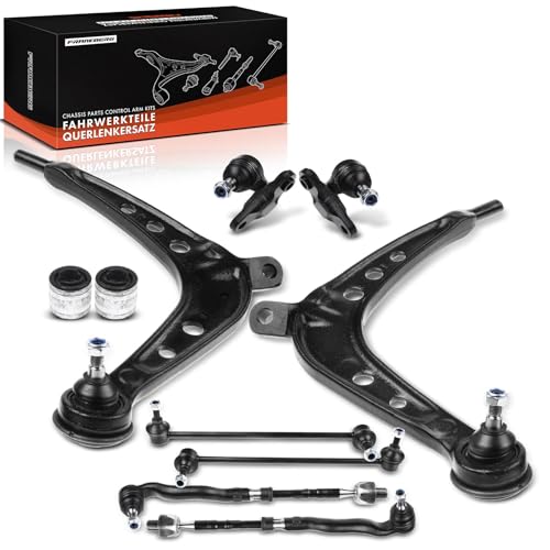 Frankberg 10x Kit de brazo de Control Eje Delantero Compatible con 3er E46 325 330 2000-2005 3er Touring E46 325 330 2000-2005 Sustituir# 31126756696