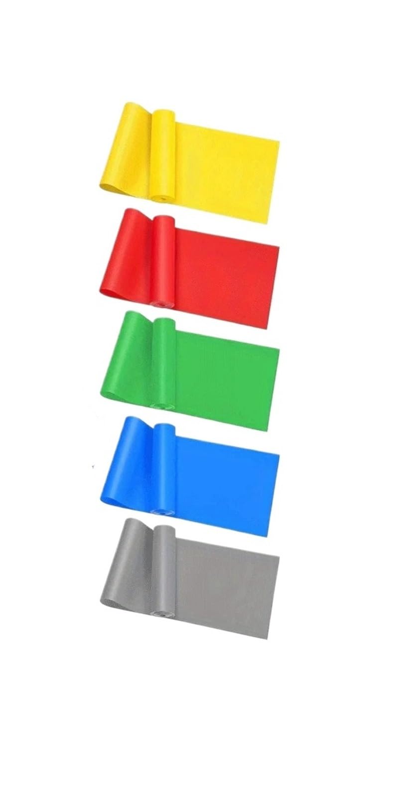 5 fasce elastiche di resistenza for yoga, for fitness e per Allenamento