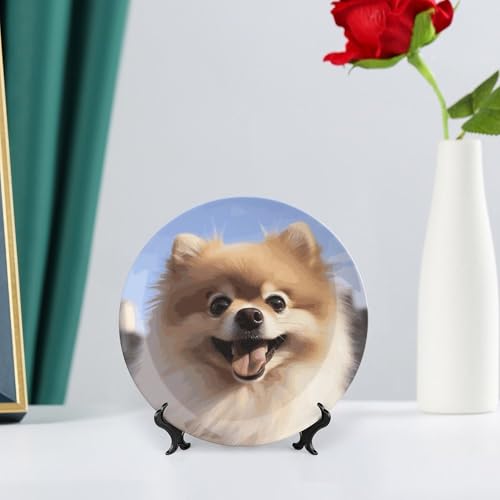Plato decorativo de porcelana 6 pulgadas BTCOWZRV miniatura 6