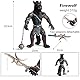 Werwolf Krieger Spielzeug, Wildtier Modellspielzeug, Mythischer Werwolf Krieger, Mythische Tiere, Handgefertigte Ornamente, Kindergeschenke