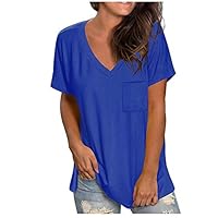 Algopix Similar Product 11 - Hmazy Tops for Women Soild Color V
