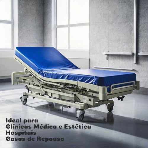 Colchão De Solteiro D33 Hospitalar 88x188x14cm Impermeável
