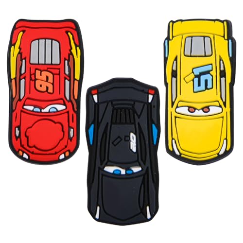 Men Women Super Car Shoe Charms Boys Girls Cartoon Car Shoes Decorations for Birthday Gifts3