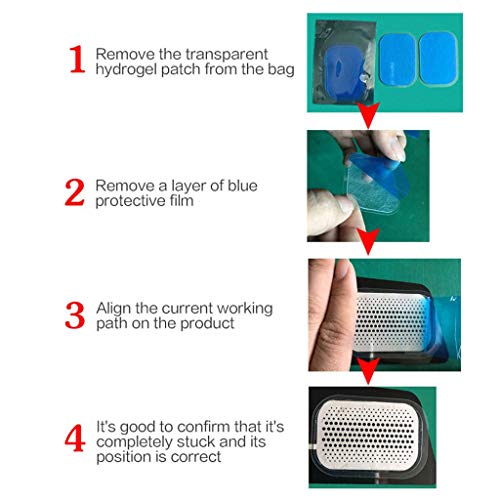 gazechimp Estimulador De Tonificação Muscular Corporal Abdominal, Braço, Quadril, 30 Almofadas De Ge