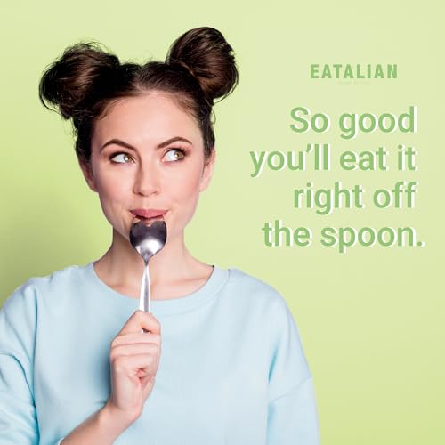 Image of EATALIAN by AMZ BETTER Vegan Pistachio Cream Sugar Free, 17.63 oz / 500 gr, Delicious sugar free vegan spread, ideal on bread, perfect with ice cream, Excellent for Dubai Chocolate, Made in Italy