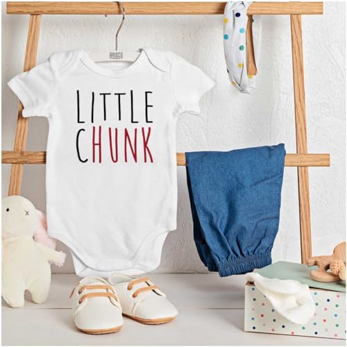 Image of Brisco Brands Little Chunk Hunk Adorable Son Baby Bodysuit Jumper Boys