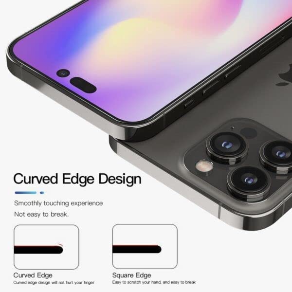 Image of Military-Grade Gorilla Tempered Glass For iPhone 14 Pro Max | 9H Hardness, Edge-to-Edge, Bubble-Free