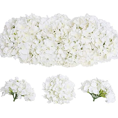 Tifuly 12Pcs Realistic Silk Hydrangeas Cover