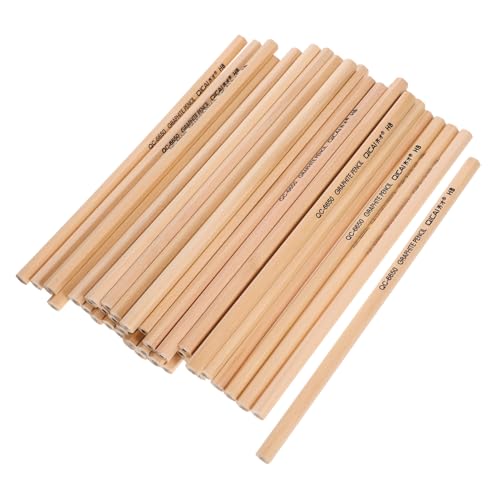 SHINEOFI Lápices Estéticos Hexagonales para Estudiantes Paquete de 50 Lápices de Madera para Escribir para Niños Y Niñas Lápices para Dibujar