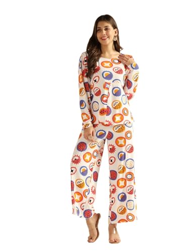 Image of GRECIILOOKS Lycra Co-Ord Set For Women | Co-Ord Set For Women Stylish | Festive Co-Ord Set For Women | Travel Co-Ord Set For Women | Full Sleeve Women's Co-Ord Set