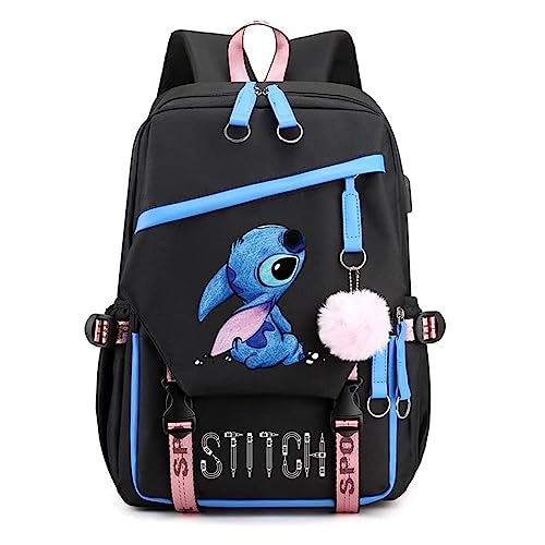 CUSALBOY Fashion Trend Backpack Anime Cosplay Laptop