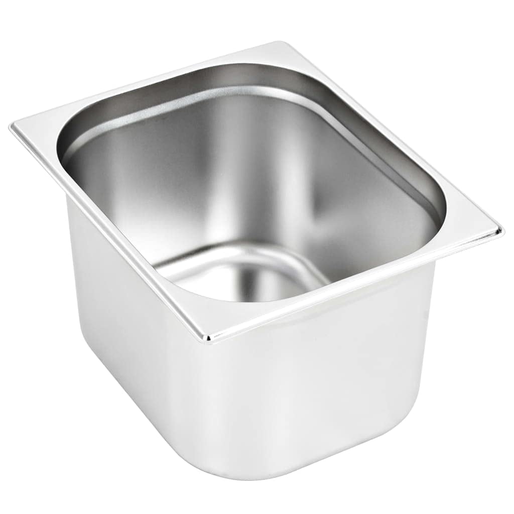 Contenitori Gastronorm 2 pz GN 1/2 200 mm in Acciaio Inox,Accessori Strumenti Cucina,Accessori per scaldavivande a Vapore,Vaschette per scaldavivande a vapore-50890