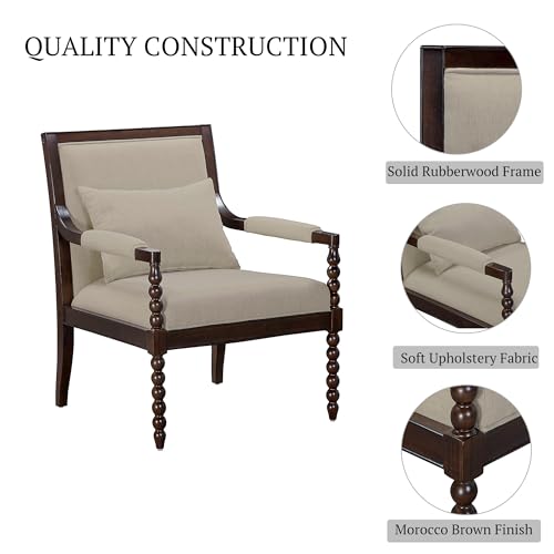 Sillón Coastal Marrón con Almohadón Lumbar miniatura 5