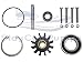 Premium Stainless 2005 & Newer Volvo Penta Gas Sterndrive Raw Water Pump Repair Rebuild Kit Crankshaft Mounted