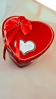 US IDEAL CRAFT Explosive Gift Box, Birthday Gift, Wedding Gift, Valentine Love Gift For Your Wife/Husband, Fiance, Boyfriend With 12 Chocolate Each (1 Tin Box Includes Teddy & Roses), Pack of 1
