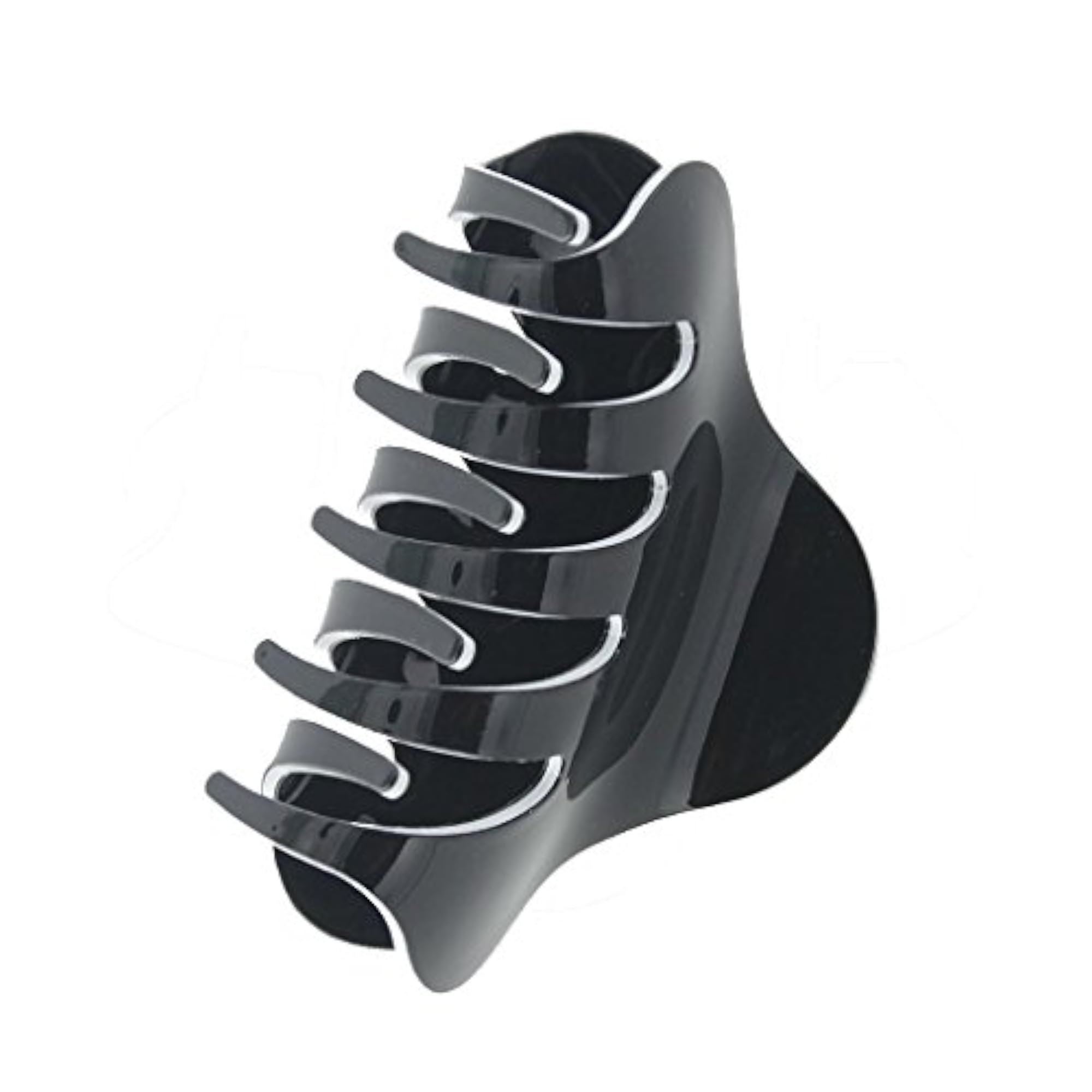 Trendy Black Acrylic Hair Claw Clip for Women