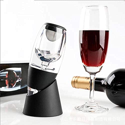 TapóN Botella Tapones De Botella Corchos De Vino Tapones Para VacíO Aireador de vino vertedor con tapón de vacío de vino Pico difusor clásico para botella de vino Aireadores de vino instantáneos